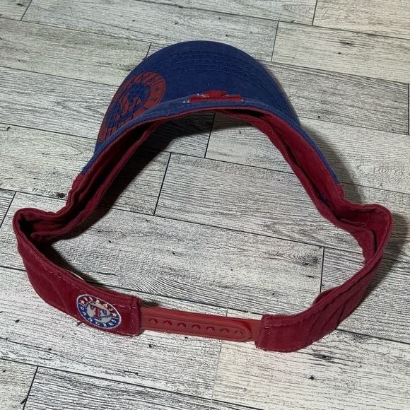 Texas Rangers Stitched Visor Hat MLB Baseball '47 One Size Genuine Merchandise - Picture 10 of 11